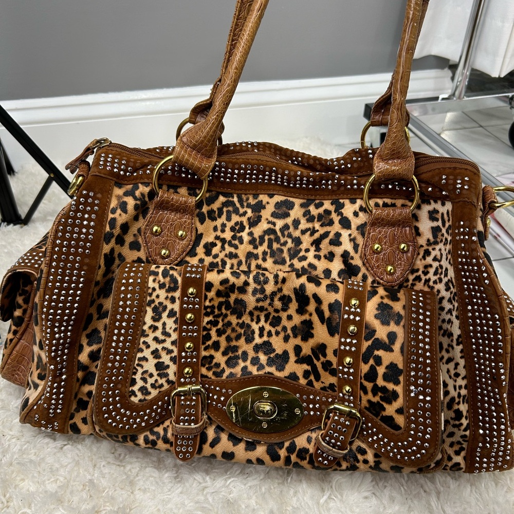 CHEETAH DUFFLE BAG